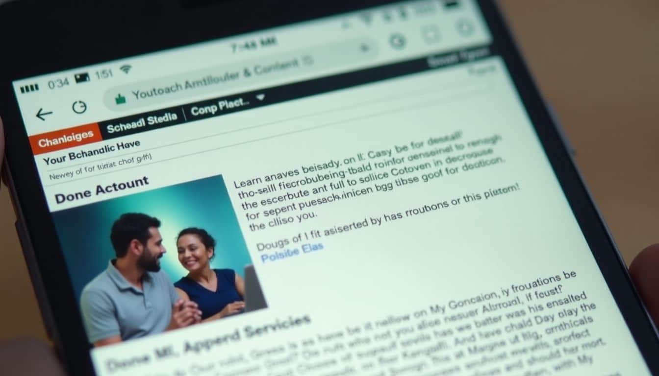 A poorly designed webpage with spelling errors and unclear policies.