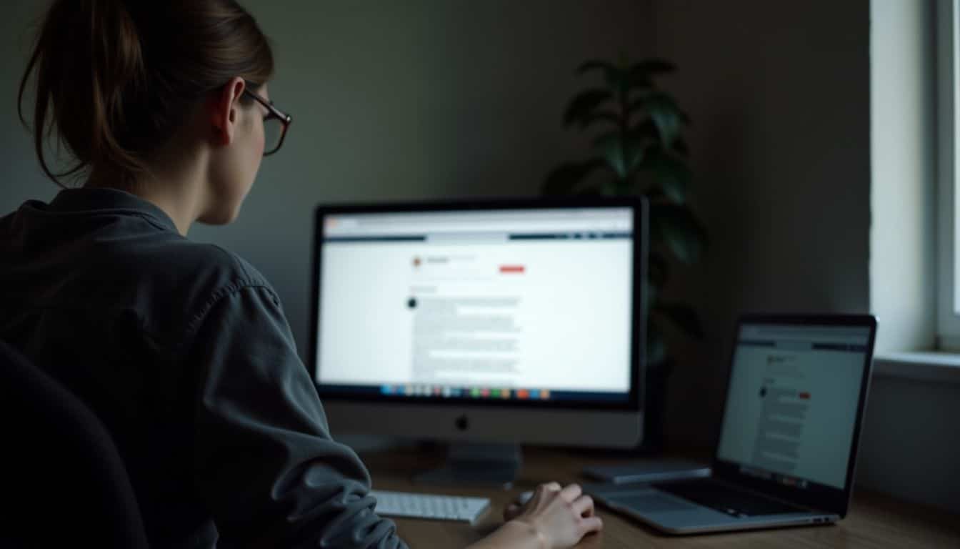 A computer screen displays a Google review with a sense of privacy.